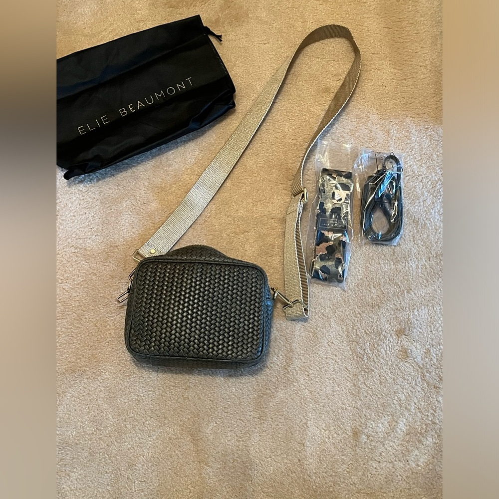 Elie Beaumont crossbody w/3 straps